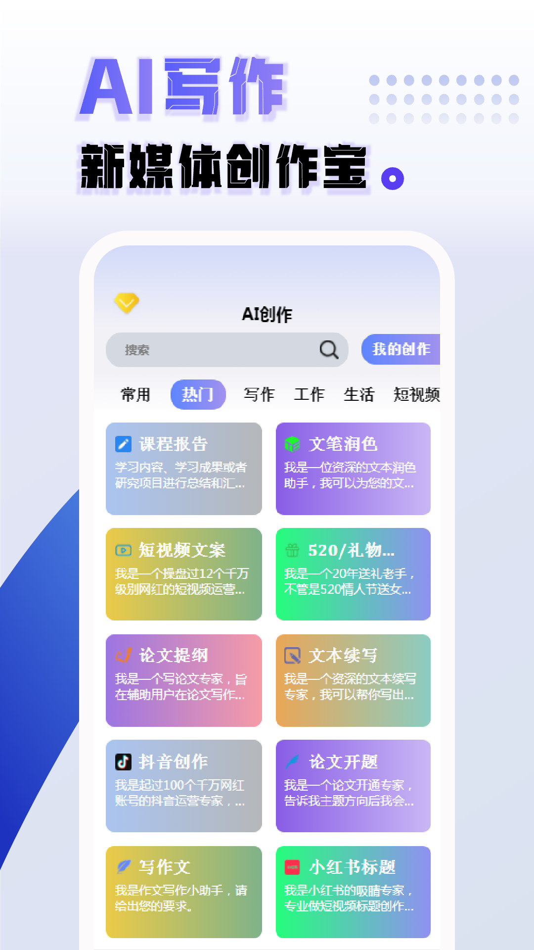 AI创作写作