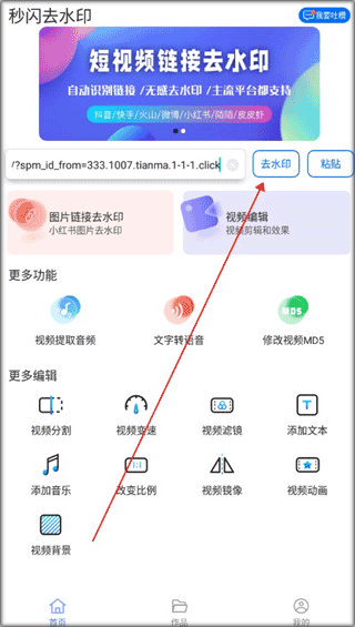 秒闪去水印免费