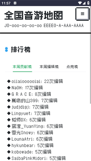 bemanicn全国音游地图