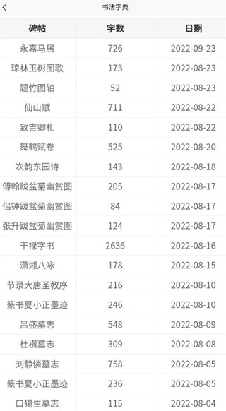 墨客书法字典安卓版