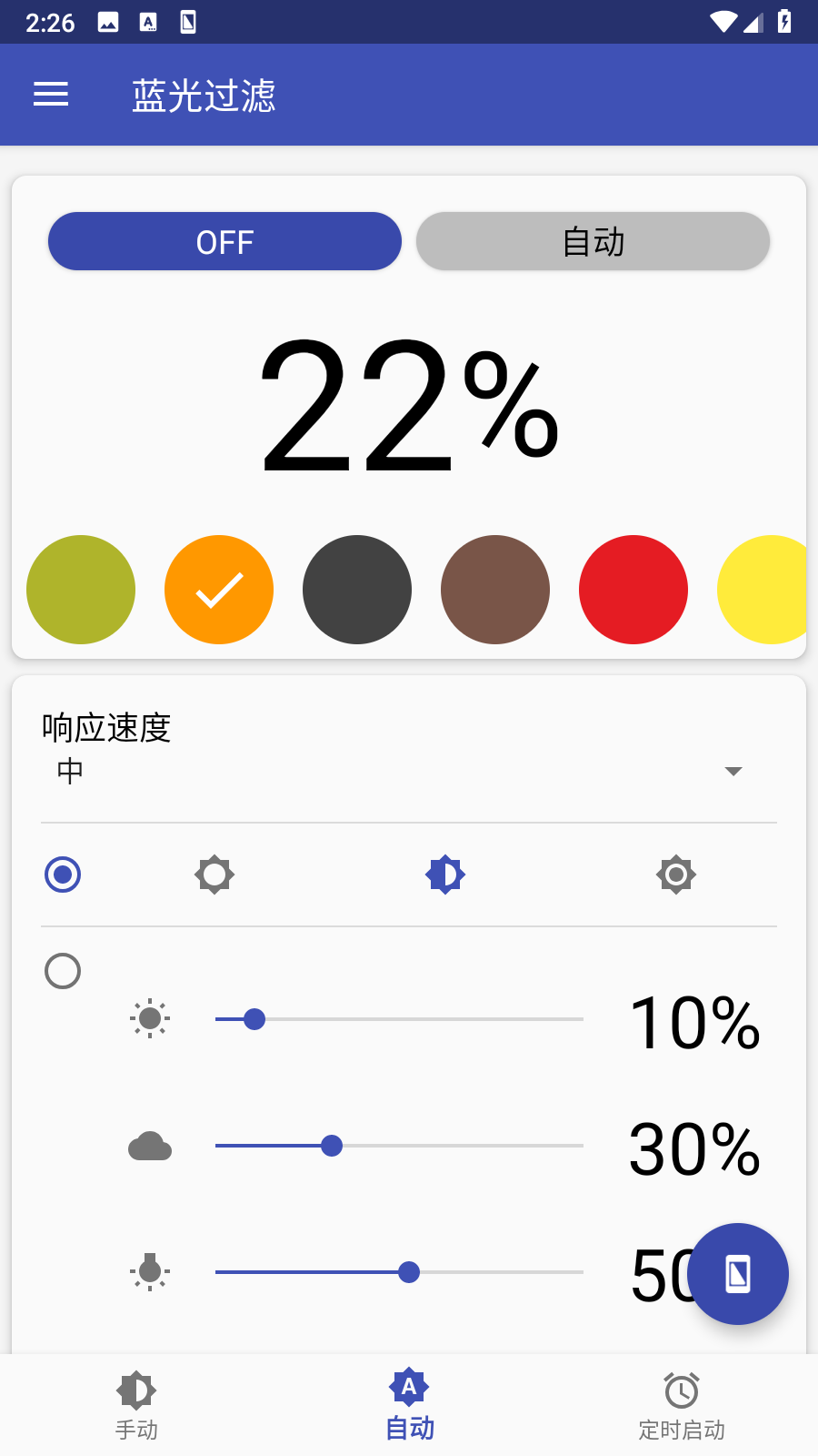 蓝光过滤