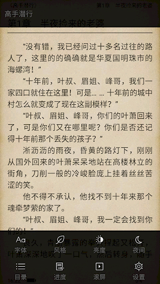追阅小说阅读器