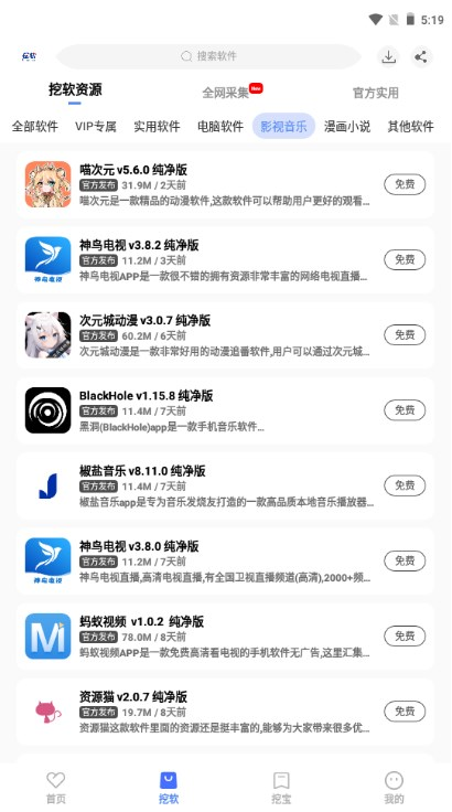 挖软软件库