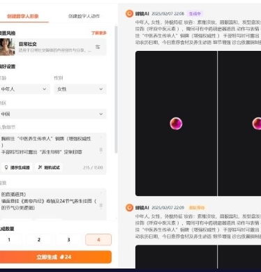 蝉镜数字人