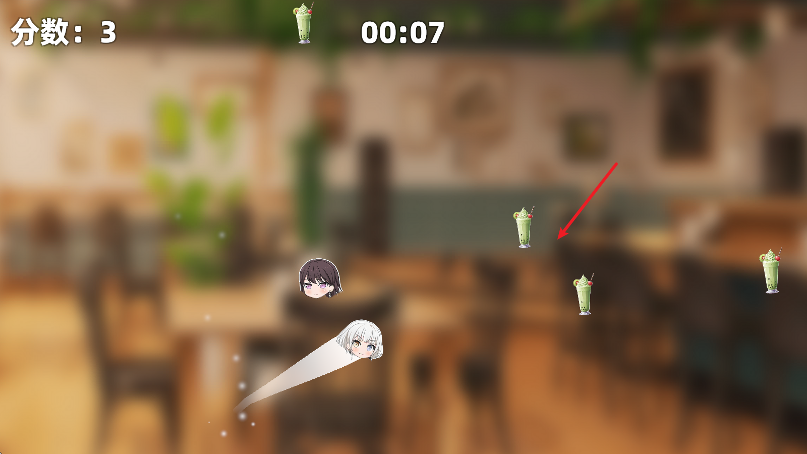 乐奈偷吃抹茶2